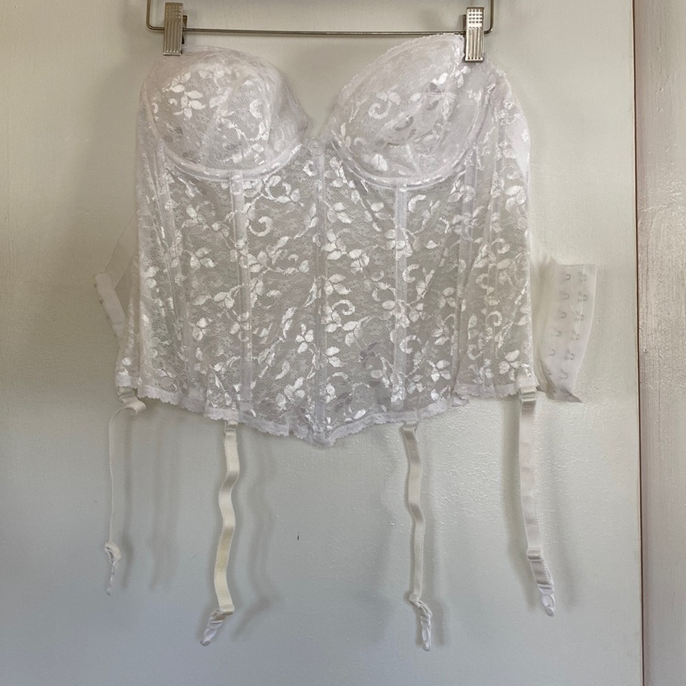 Old fashion ladies bra with corset